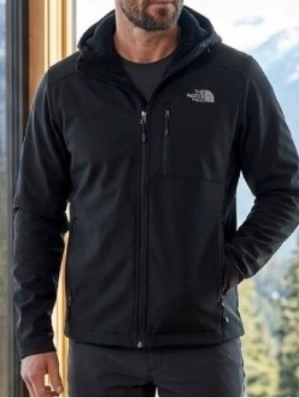 Men's The North Face Apex Bionic 2 Softshell Jacket – Black